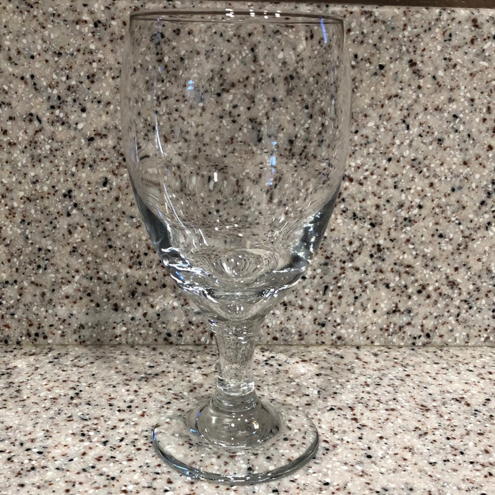 COPY - 6  Clear Water Glass Goblet